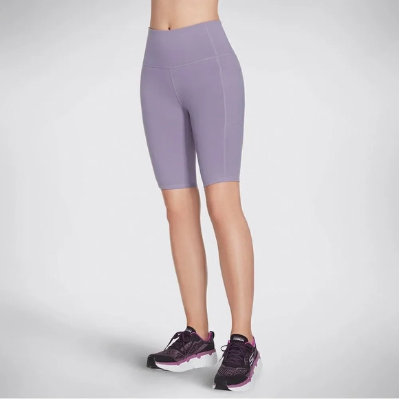 Skechers GO WALK HW 10 Inch Purple Bike Short - Picture 3 of 12